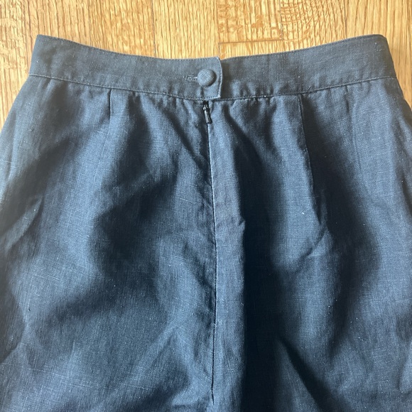 80s vintage designer high waisted linen pants - Picture 9 of 9